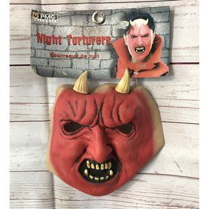 PMG Halloween Expressions Horror Night Torturers Devil Scary Half Mask Latex NEW